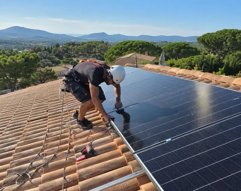 Installateur panneaux solaires Saint-Zacharie — pose photovoltaïque sur toiture
